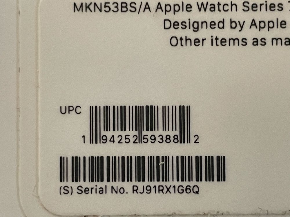 продавам/заменям/бартер часовник Apple watch 7 45mm