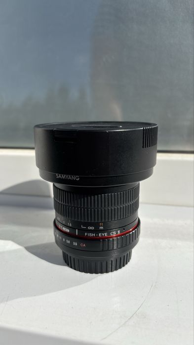 Obiectiv Samyang fisheye 8mm f3.5 montura Canon