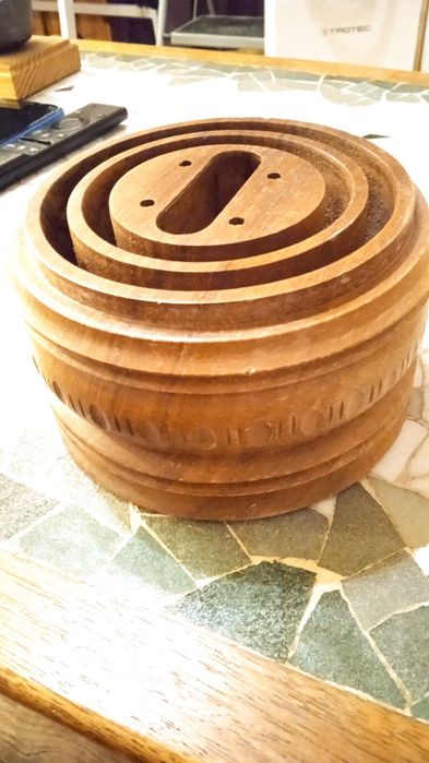 Табакера / кутия за цигари с дърворезба