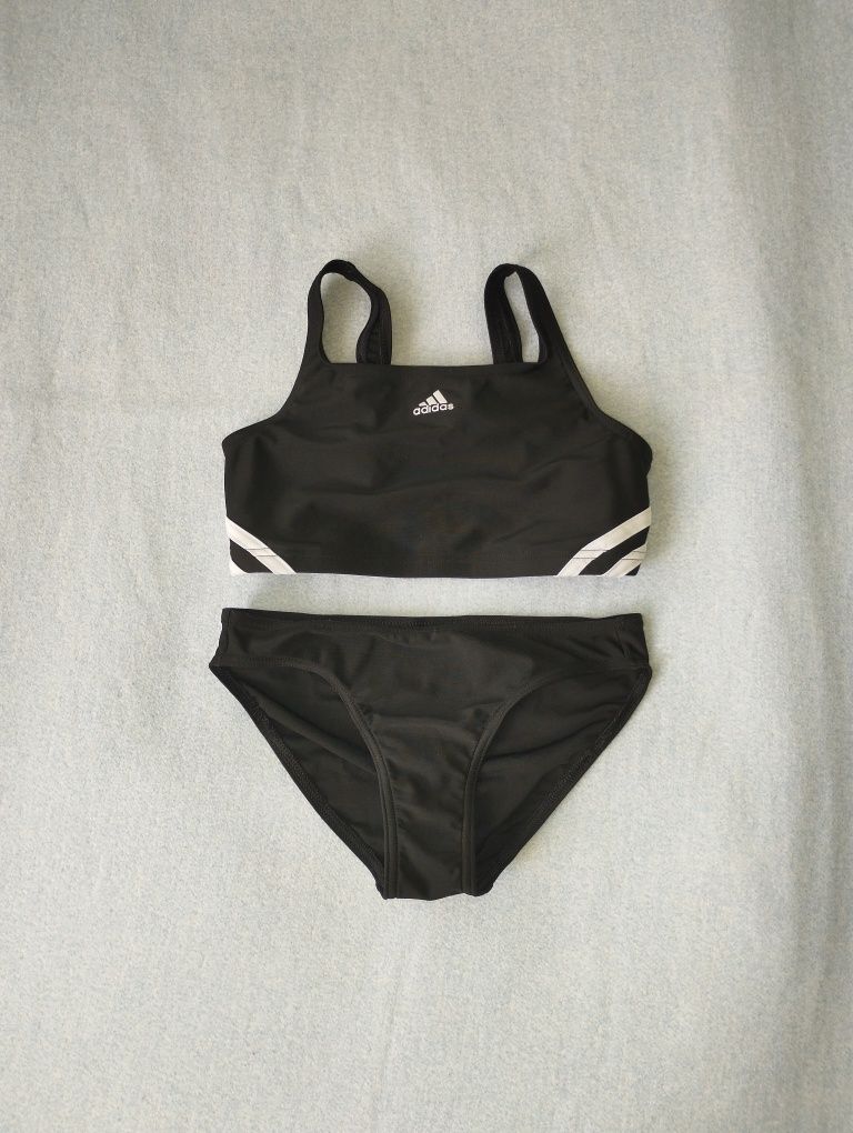 Детски бански Adidas черен 10-11г.