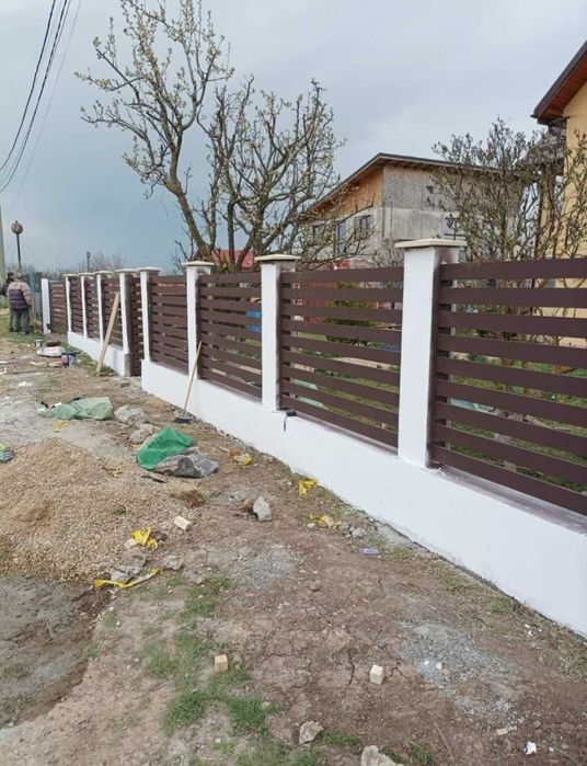 Vând fac garduri din șipcă metalică