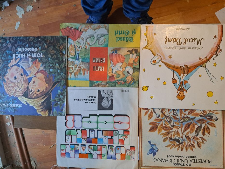 Povesti copii, discuri vinil, 30 lei