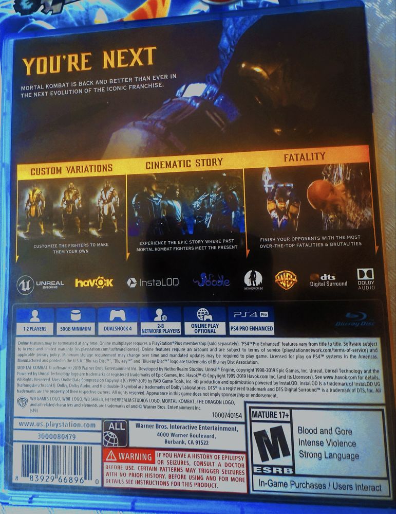 Продам  4 дискa для playstion4