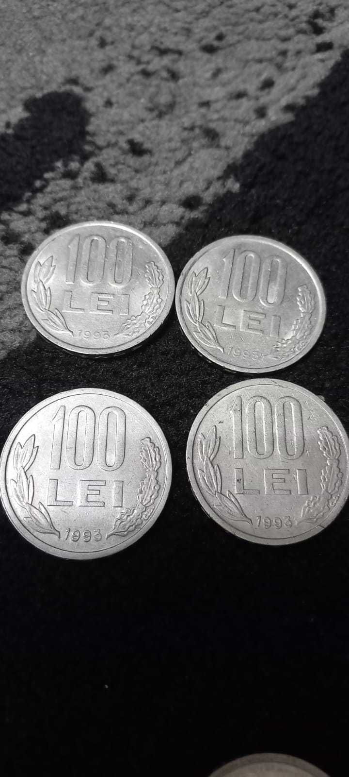 Colectie monede 100lei Romania 1993/1996