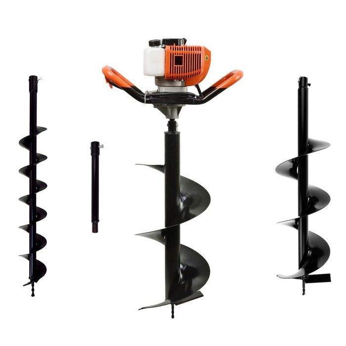 Motoburghiu foreza de pamant cu 3 burgie 62cc, 1.4kw geko