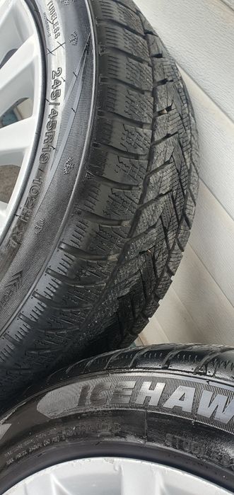 Jante 19 " BMW Seria 7 F01 F07 E65 F25 F26 Anvelope Iarna 245 45 19