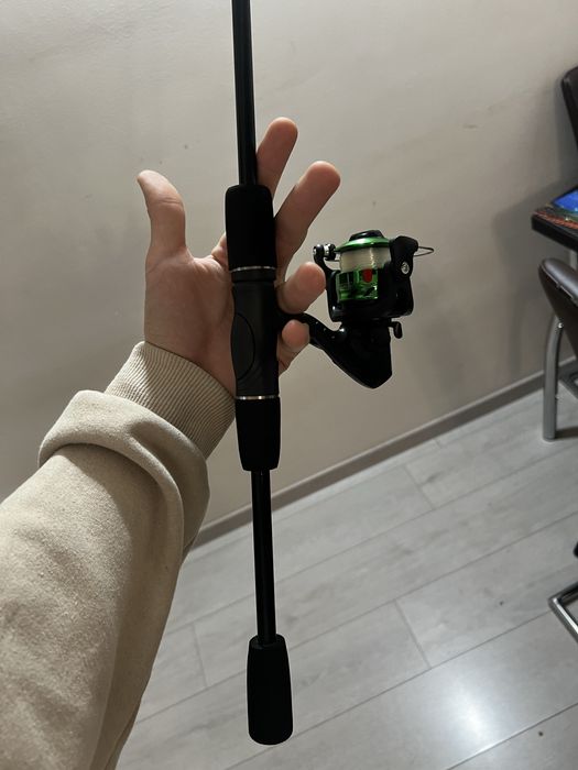 Set pescuit spinning - lanseta 1.68m + mulineta, nou-nout.