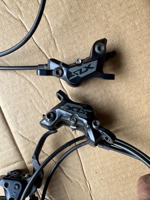 Set frane Shimano SLX 4 pistoane  BR-M7120  bicicleta