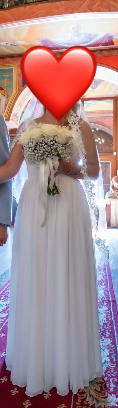 Rochie mireasă model unicat, voal CADOU.