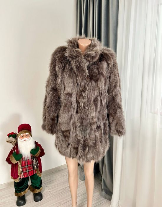 Blana naturala vulpe argintie