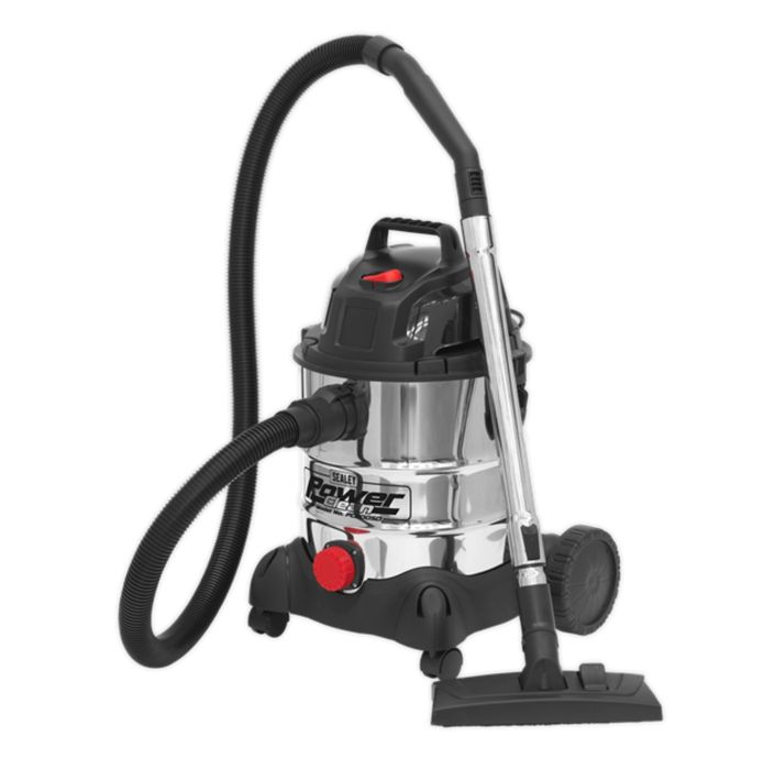 Aspirator Profesional Vacuum Cleaner Wet & Dry Stainless Drum 1250W/23