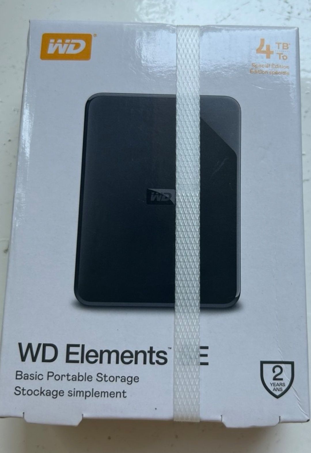 Внешний диск WD Elements SE 4TB — Новый, запечатанный