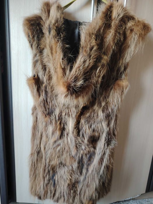 Кожен елек от лисица