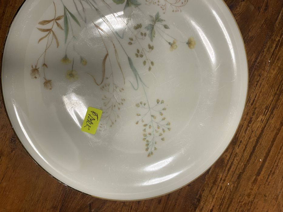 Немски чинийки от костен порцелан