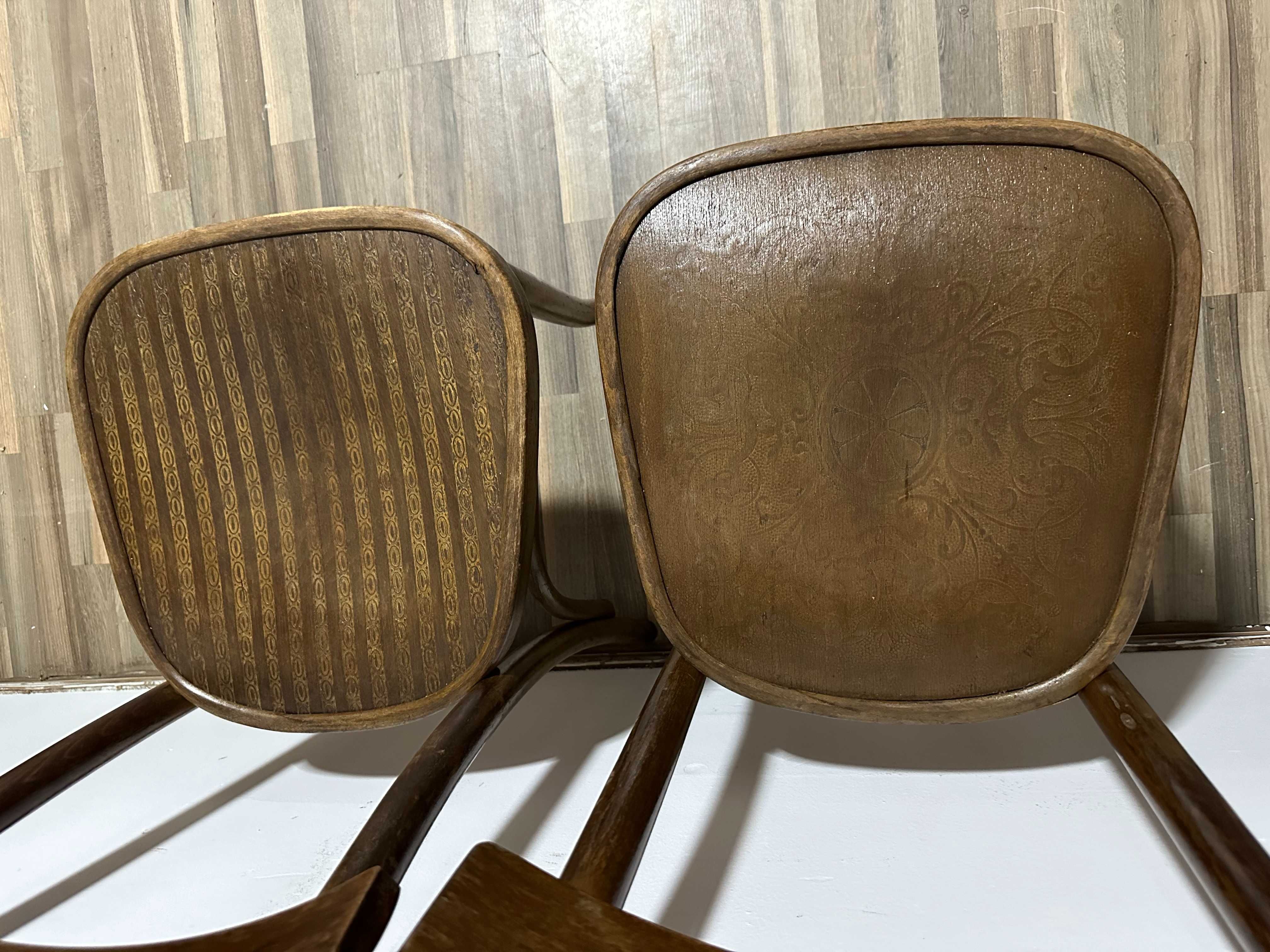 2 buc Scaun Vintage Stil Thonet; Scaun Vintage din lemn