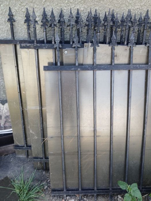 5 panouri gard din fier fabricate nu cumpărate preț pe  bucata