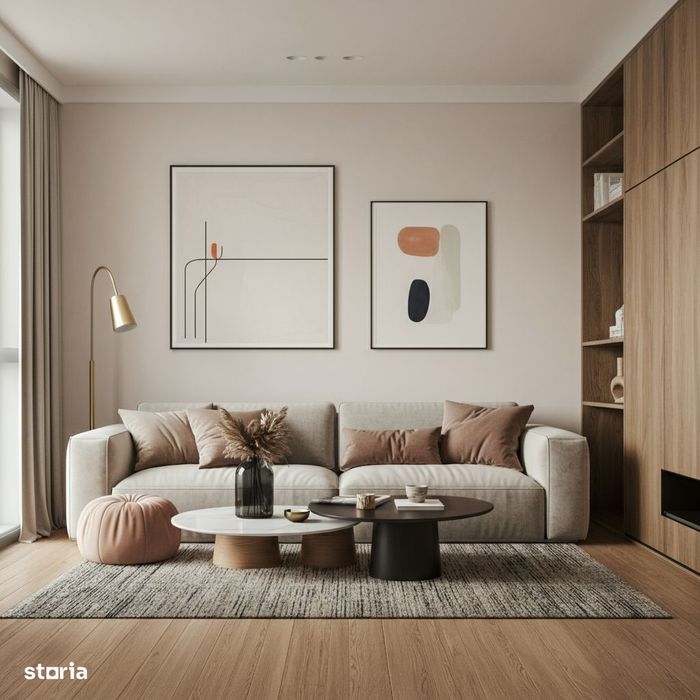 Apartament modern cu bucatarie inchisa si balcon – zona linistita, S4