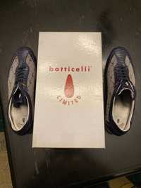 Sneakers Roberto Botticelli cu insertii in Piton MADE IN ITALY