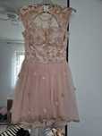 Rochie seară roz pudră
