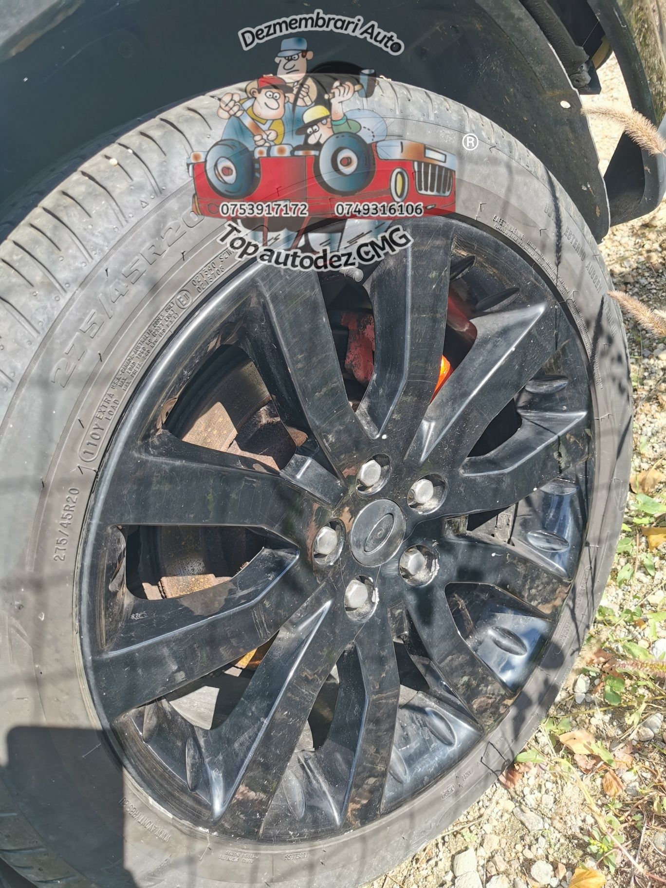 Jante aliaj Range Rover Sport 20 5x120 275 45 R20 cauciucuri vara
