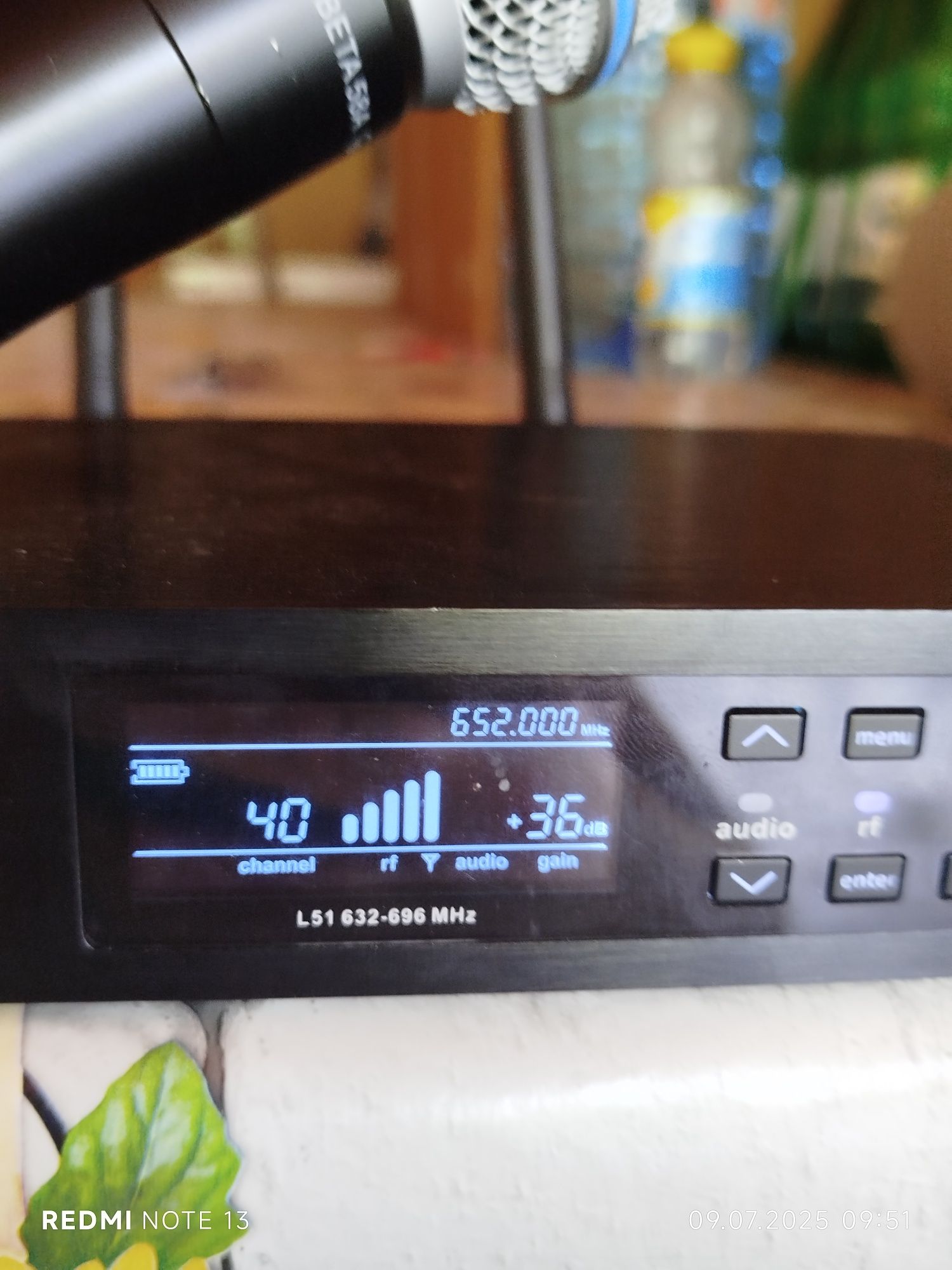 Shure Qlxd4 cu Beta 58