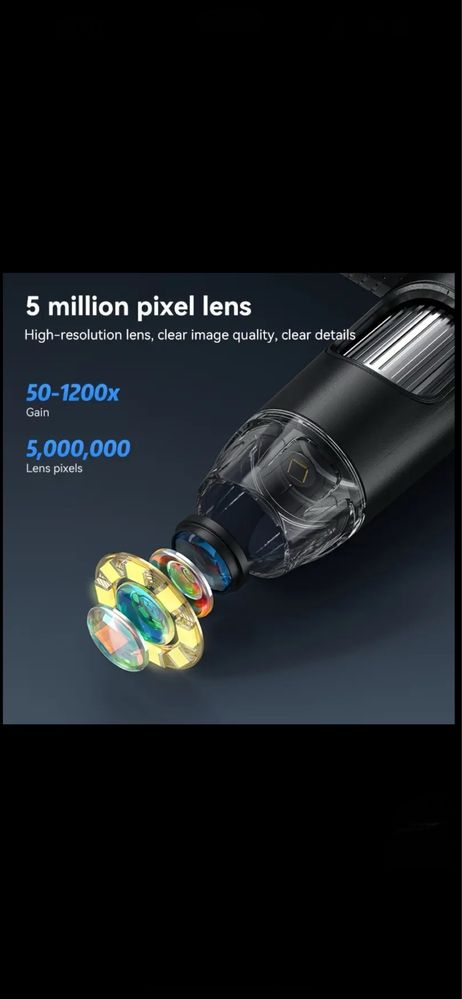 Microscop Digital FHD  7 inch,zoom 1X-1200X/NOU,Livrare 10 Lei