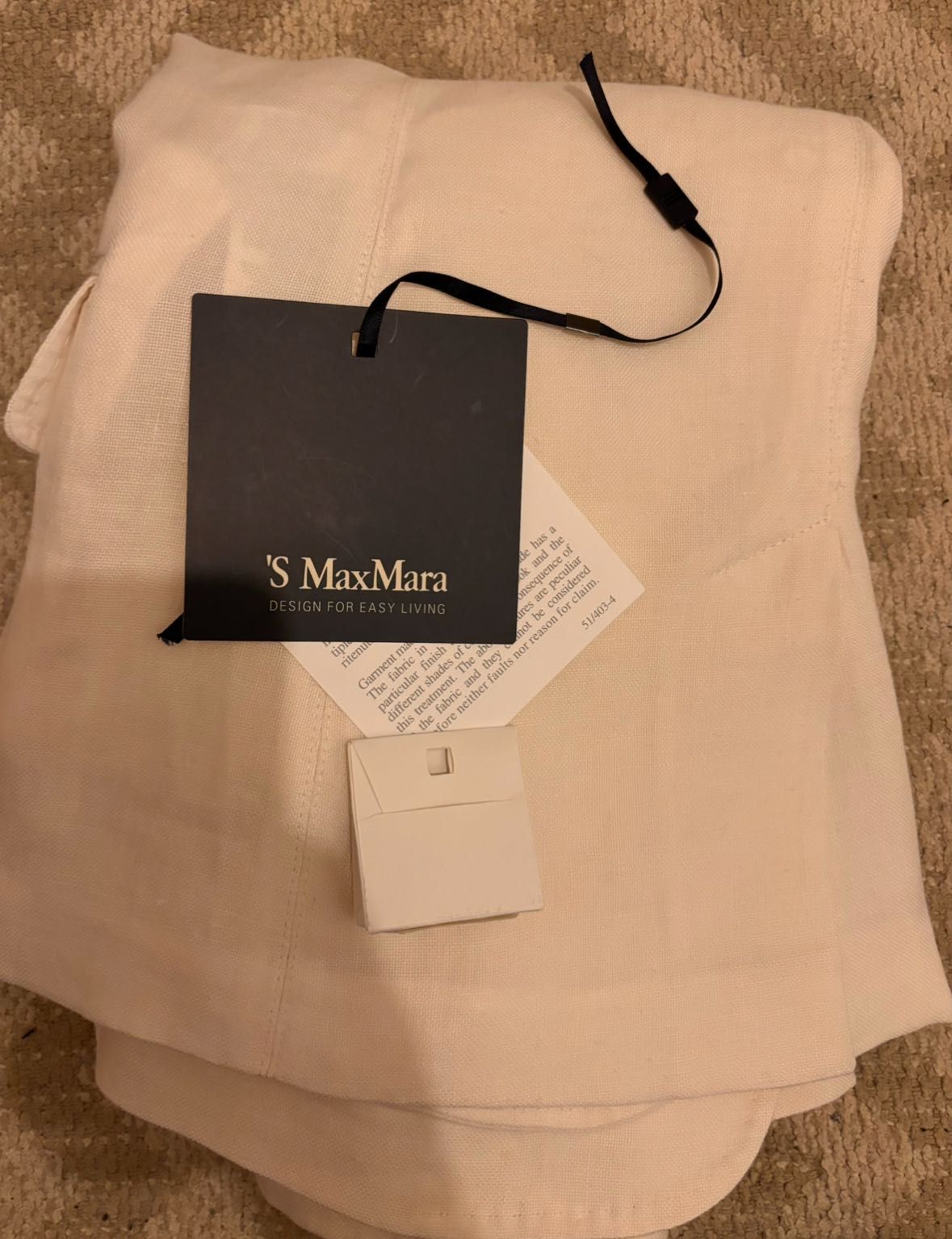 Оригинално ленено сако max mara s