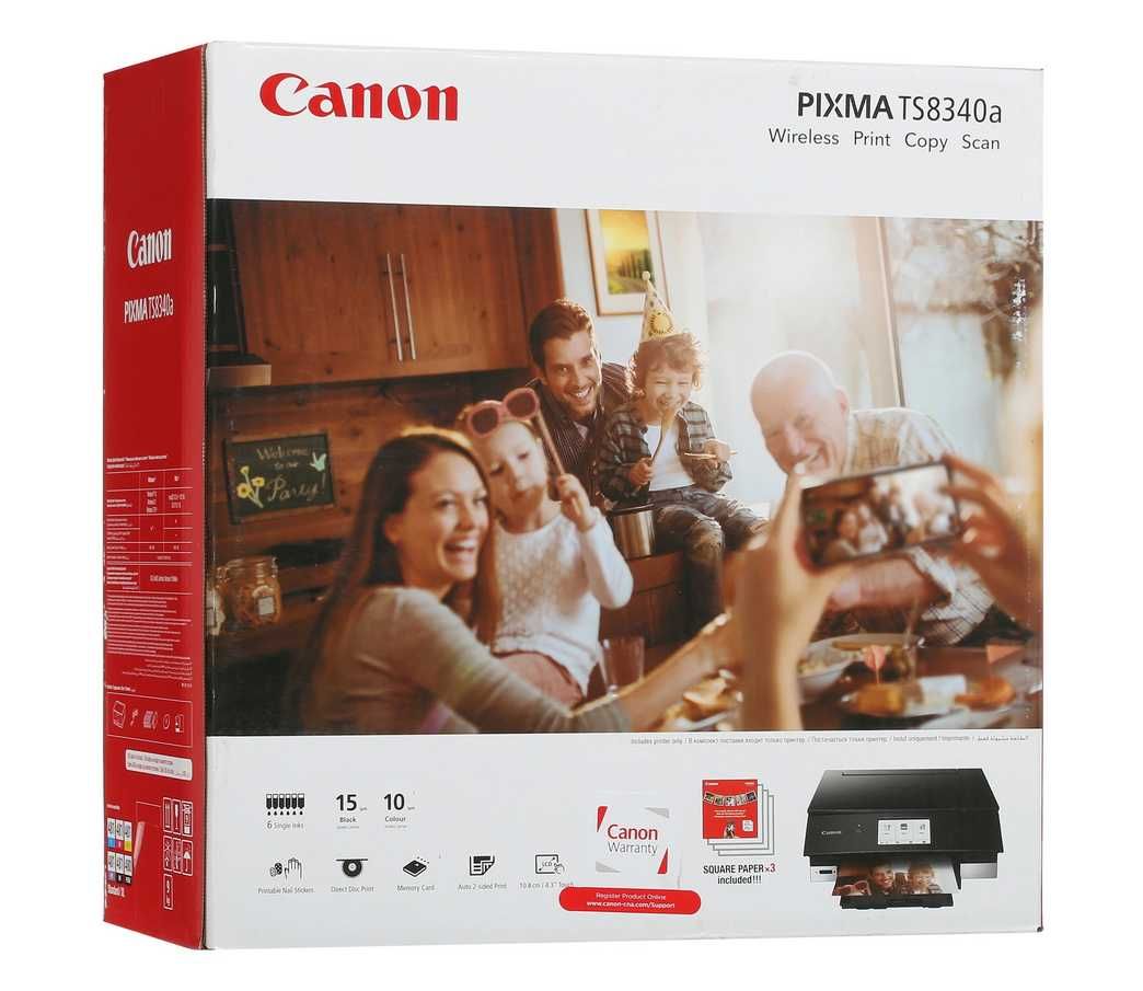 Цветной принтер CANON PIXMA TS8340 новый
