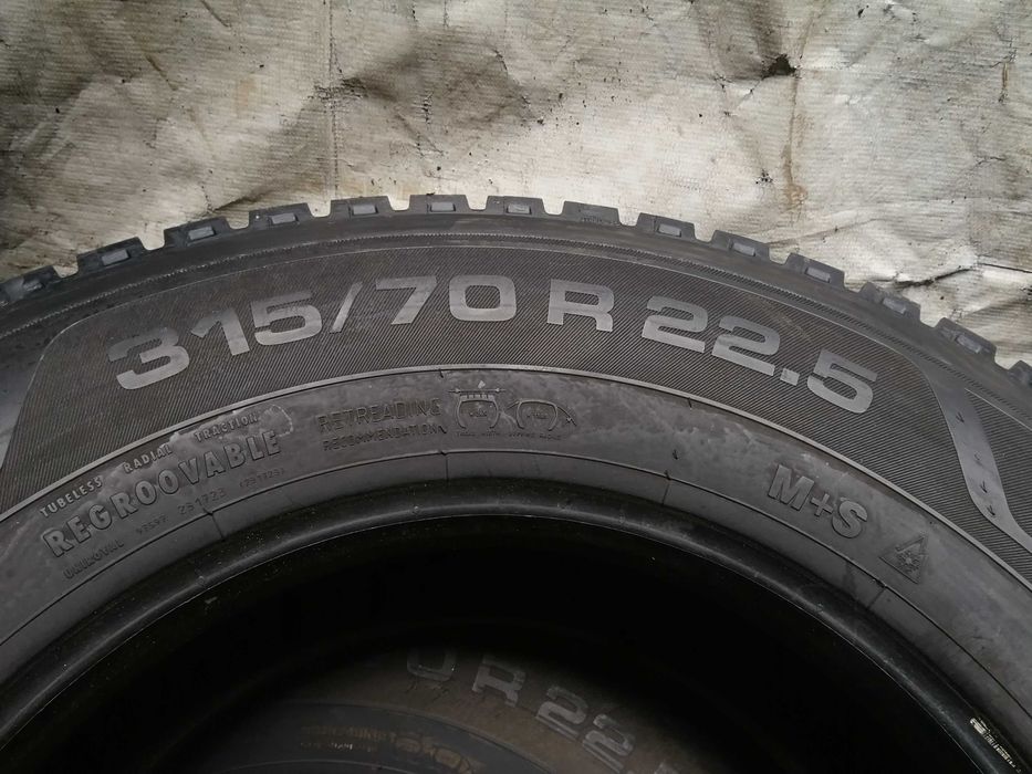 Нови гуми регенерат Midas за камиони 315/70R22.5 M+S 3PMFS