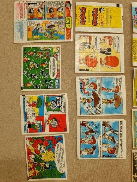 Ретро картинки от дъвки TipiTip, CinCin, StripSoft, Идеал, Loveis