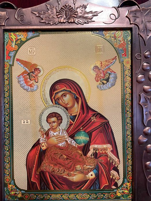 icoana veche icoana deosebita dim 24x27 maica domnului icoana veche