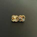 Van Cleef & Arpels VCA Vintage Alhambra earrings, златни дамски обеци