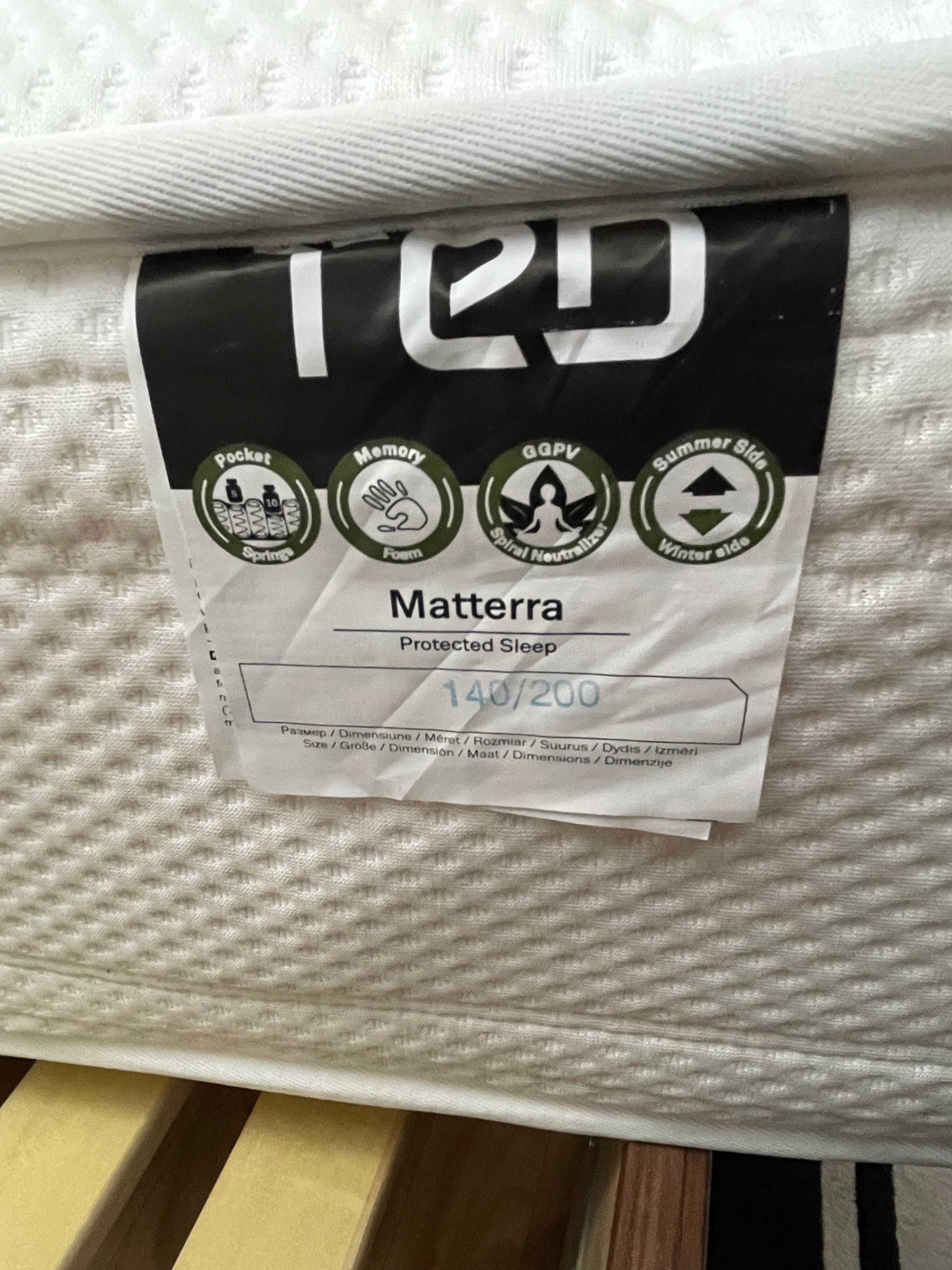 Двулицев матрак TED - MATTERRA 140/200