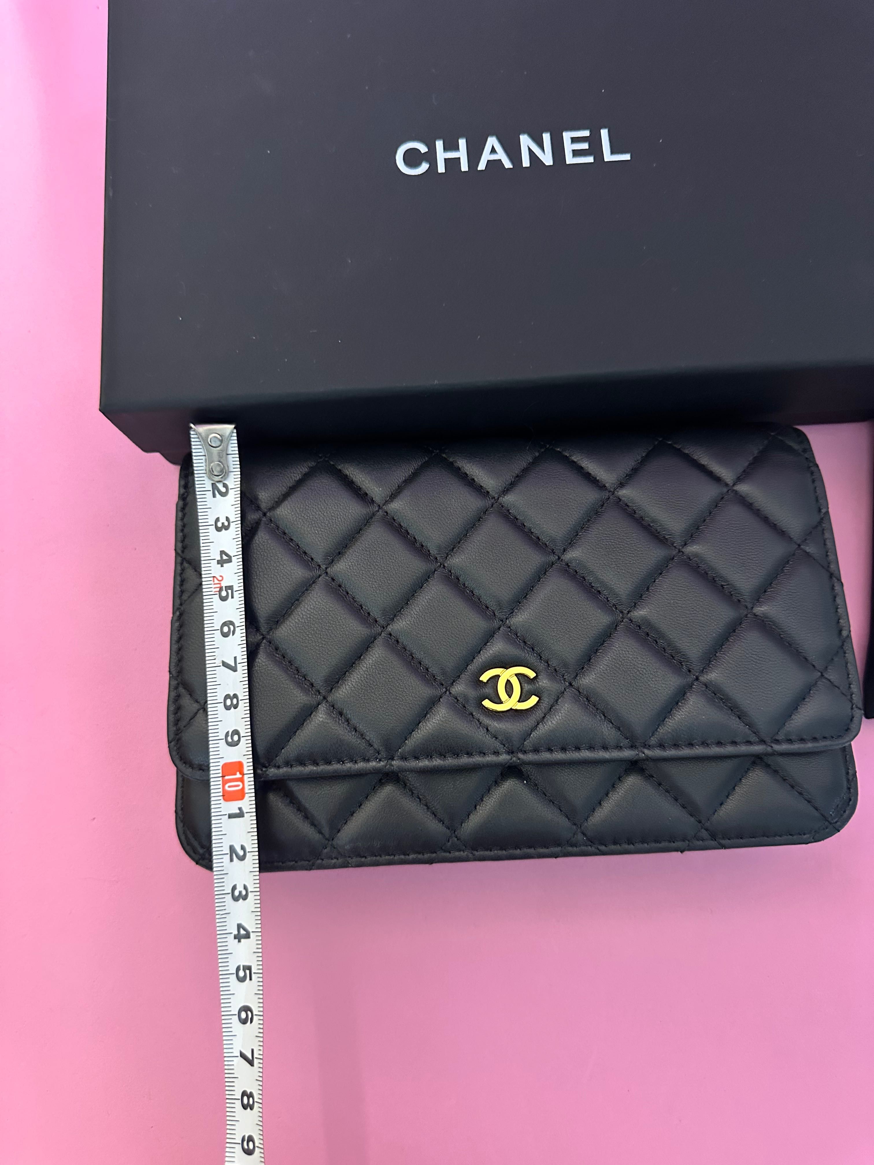Дамска Чанта Chanel classic wallet on chain