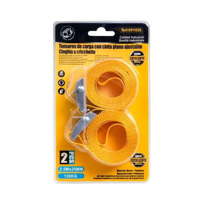 К-т колани за притягане на товари Automat, 25мм х 2,5м, До130кг