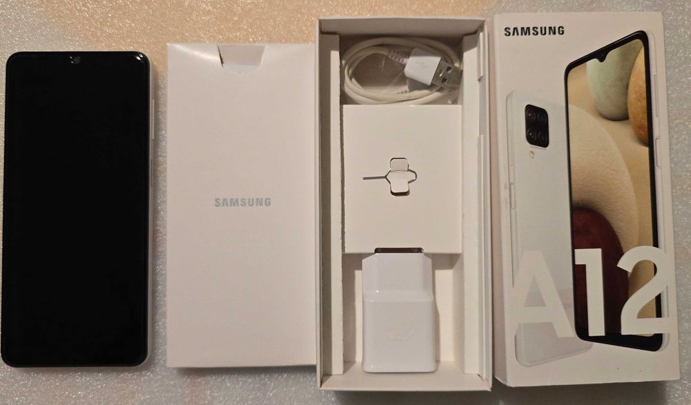 Samsung A12 128GB, 4GB RAM - Бял