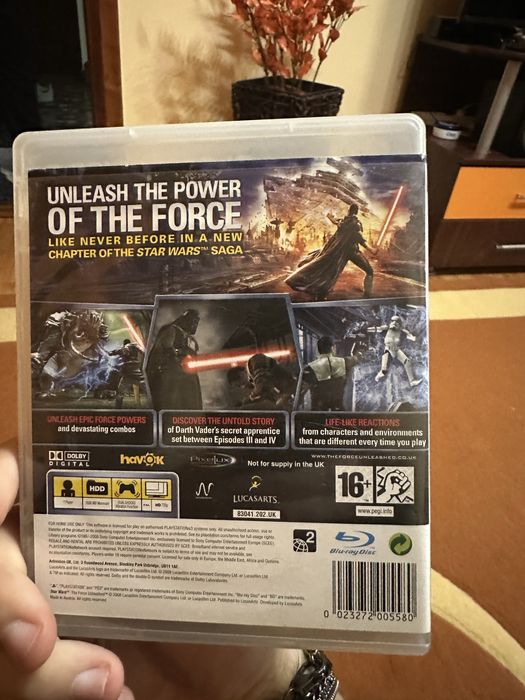 Joc Star Wars Force Unleashed PS3