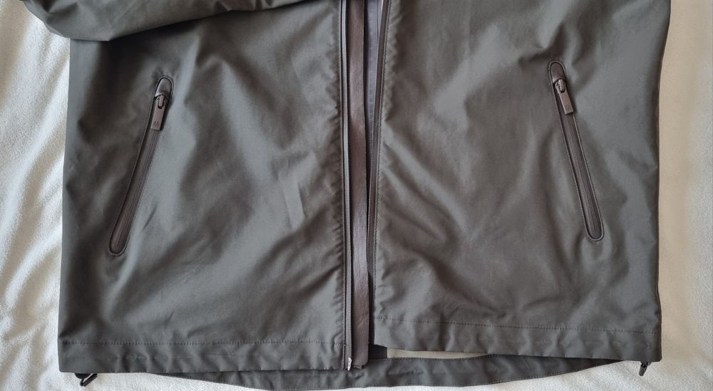 Jachetă scurtă subțire impermeabilă, bărbați,  Massimo Dutti,  XXL