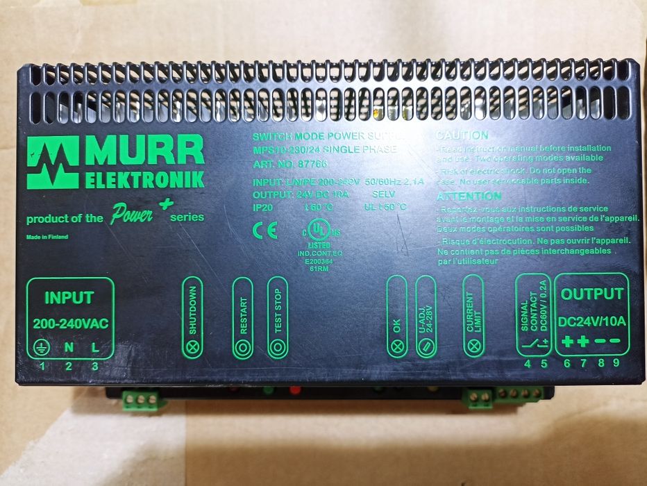 Sursa alimentare 24V 10A industrială