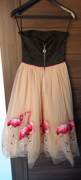 Rochita unicat cu flamingo, Urma, marimea 36