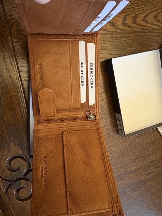 portofel piele naturala