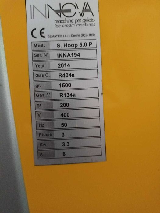 Mașină de înghețată italiană