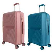Луксозен куфар в розово или цвят петрол