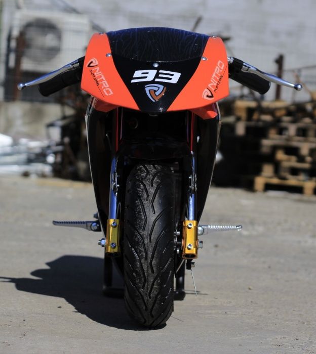 Motocicleta electrica pentru Copii, NITRO Eco TRIBO 1060W 36V #Orange