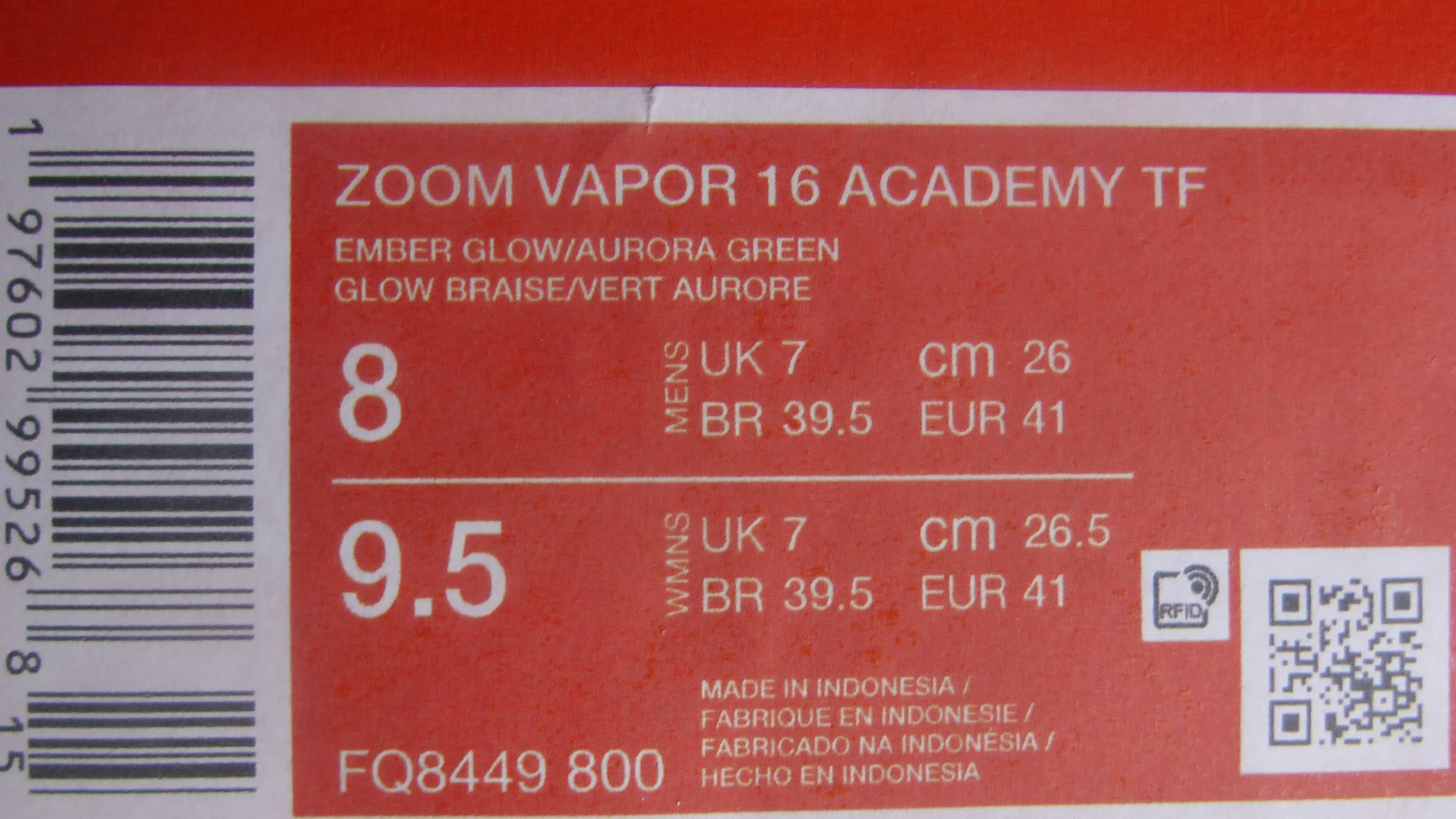 Ghete fotbal sintetic NOI  Nike Vapor 16 Academy TF marimea 41