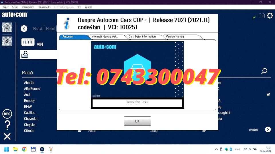 Instalare Soft Delphi 2021  Autocom 2021  Stakis  Vcds 2025wow