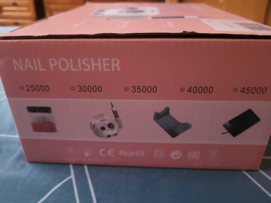 Професионална нова машина за педикюр и маникюр-100лв с гаранция