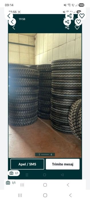 Cauciucuri camion,tir,balsculanta,anvelope noi resapate