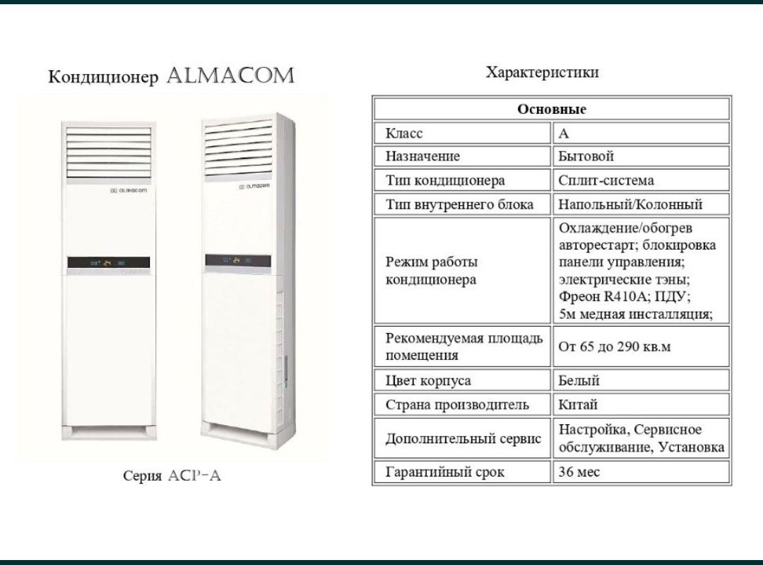 Кондиционер в дом, офис, квартиру, магазин. кафе. Доставка. Установка