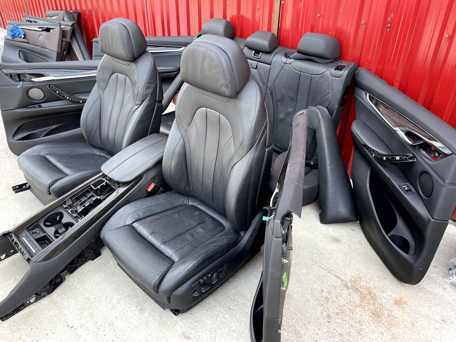 Interior negru comfort BMW X5 F15 incalzit